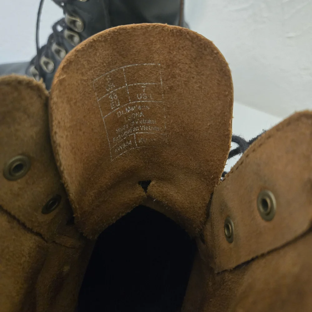 Dr. Martens Black Platform Combat Boots - Picture 4 of 4